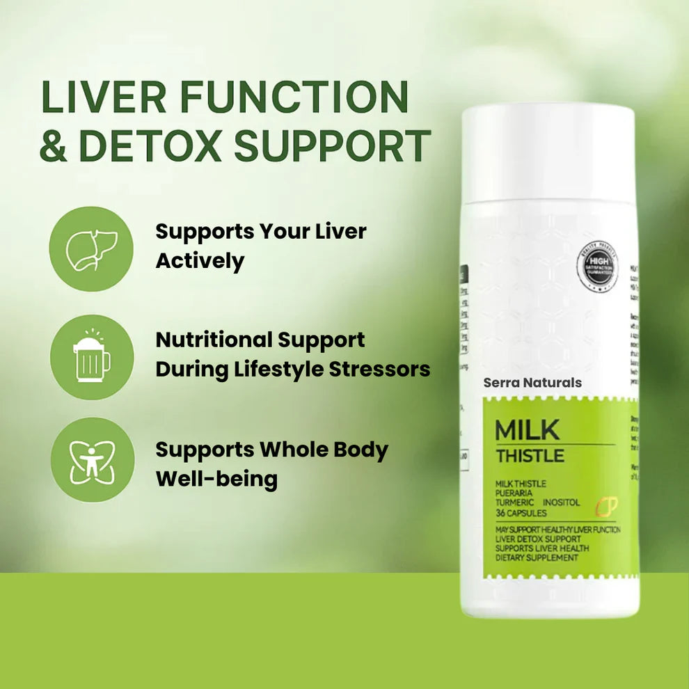SerraNaturals Milk Thistle Liver Support